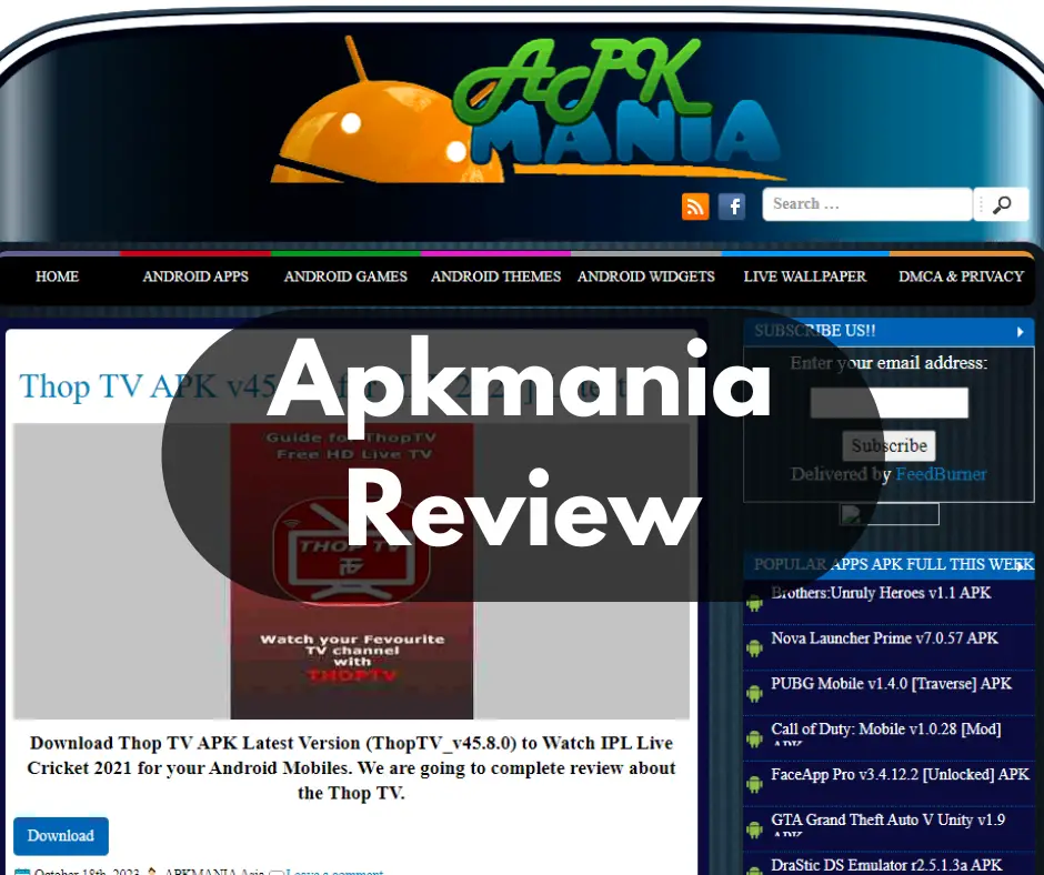 Apkmania Review